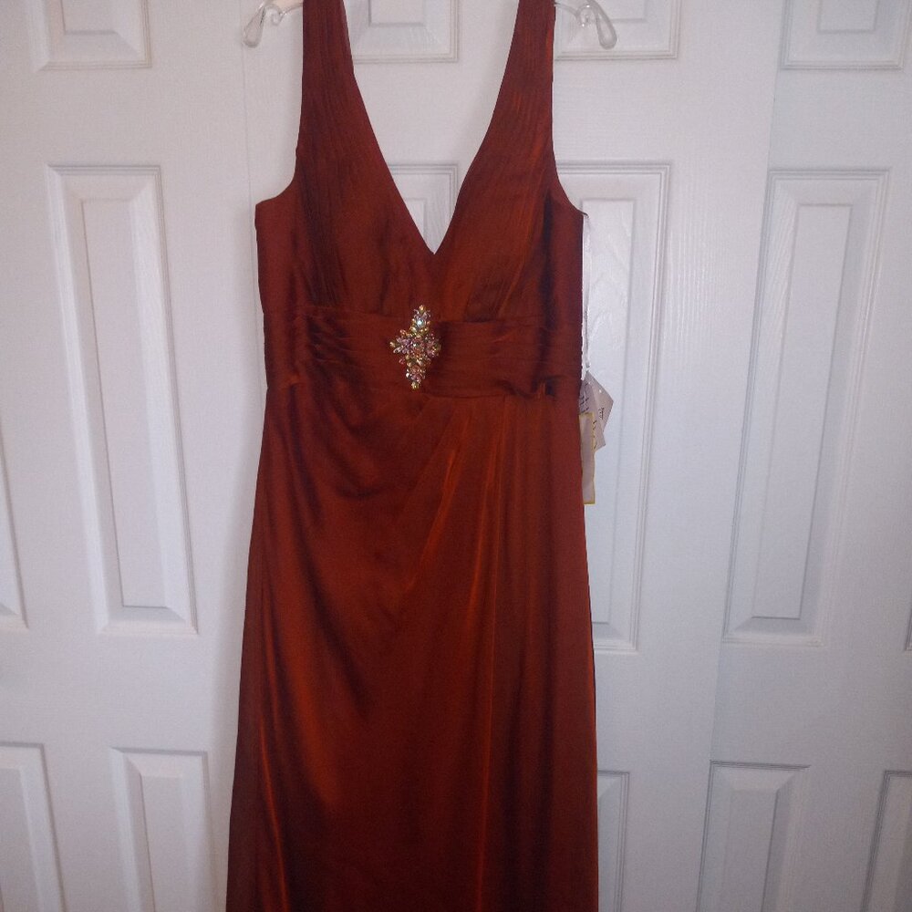 Liz Fields Copper Dress Size 16